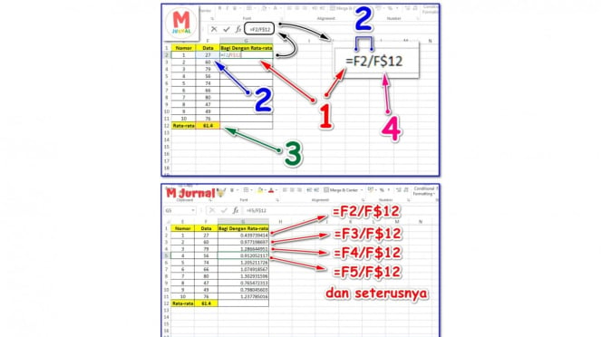 4 Rumus Pembagian Excel, Pakai Contoh Dan Penjelasannya