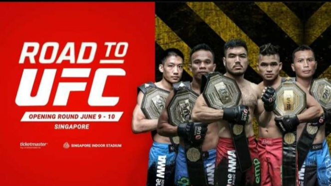 Lima Juara One Pride MMA Ikuti Turnamen Bergengsi Road to UFC di Singapura