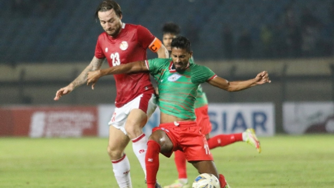 Timnas Indonesia melawan Bangladesh