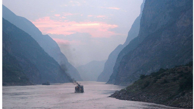 Rio Yangtsé, China