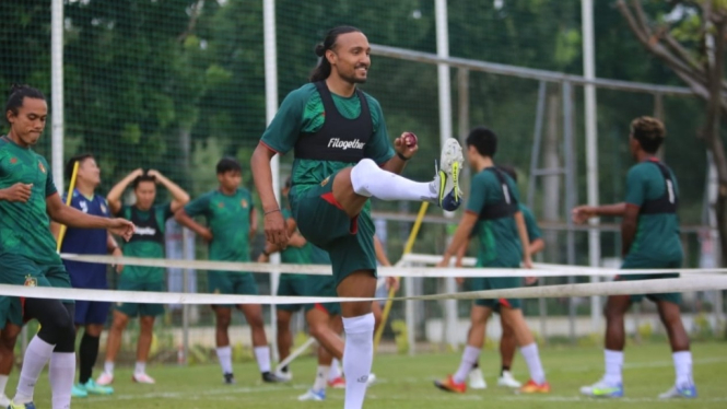 Pemain anyar Persik Kediri, Rohit Chand. 