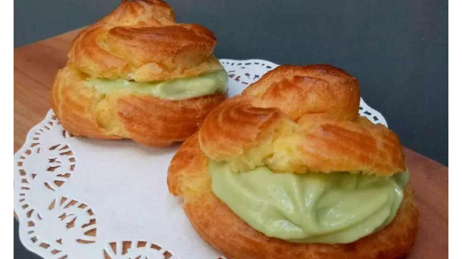 kue sus isi green tea