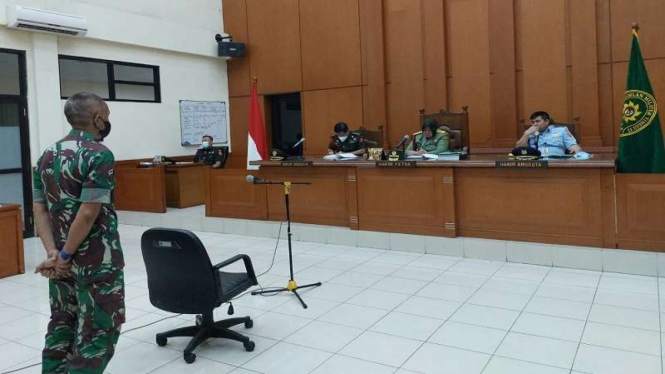 Kolonel Inf Priyanto menjalani sidang di Pengadilan Militer Tinggi II Jakarta