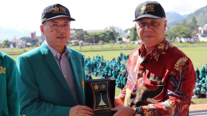 Bupati Aceh Tengah Shabela Abubakar menerima kedatangan 2.439 mahasiswa KKN USK