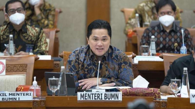 Menteri BUMN Erick Thohir.