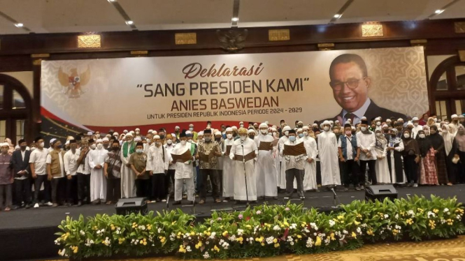 Majelis Sang Presiden deklarasi dukung Anies Baswedan maju capres 2024.
