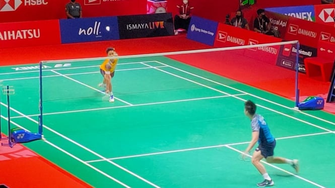 Anthony Sinisuka Ginting di Indonesia Masters 2022