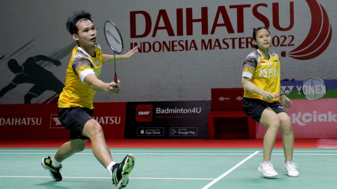 Rinov Rivaldy/Pitha Haningtyas Mentari di Indonesia Masters 2022