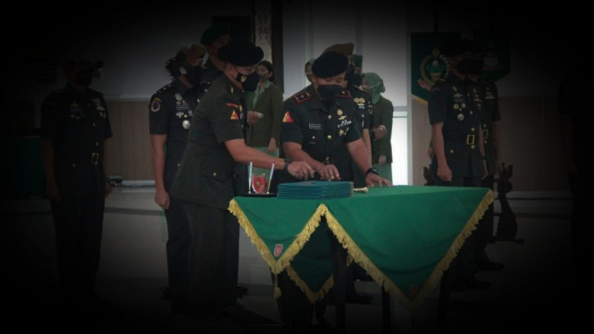 VIVA Militer: Serah terima jabatan Komandan Yonkav 13/Satya Lembuswana TNI.