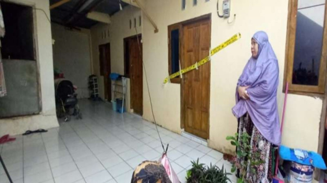 Kamar kos tempat temuan 7 janin di Makassar