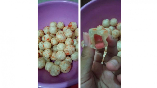 cimol isi daging asap
