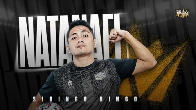 El nuevo jugador de Dewa United Nataanel Seteretoe. 