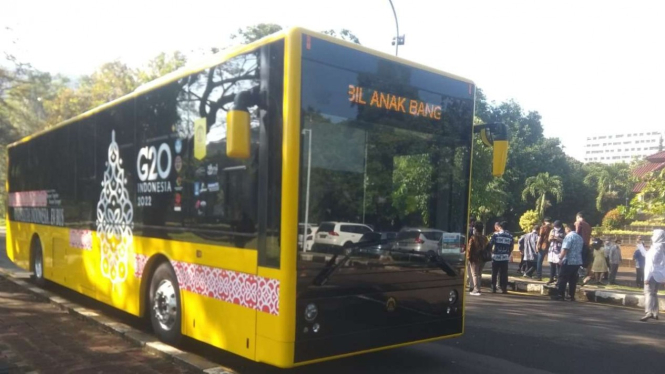 Bus Listrik UI untuk  sarana transportasi penyelenggaraan presidensi G20