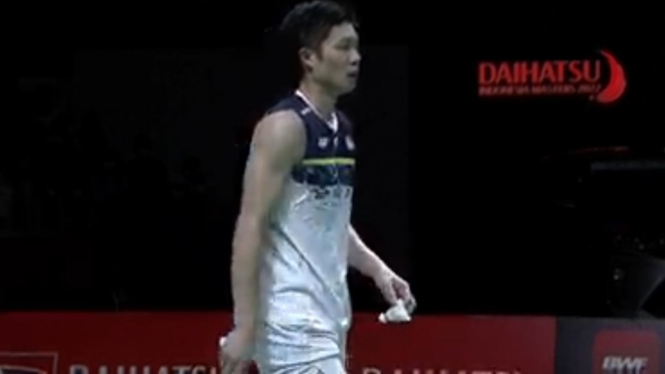 Tunggal putra Taiwan, Chou Tien Chen di Indonesia Masters 2022