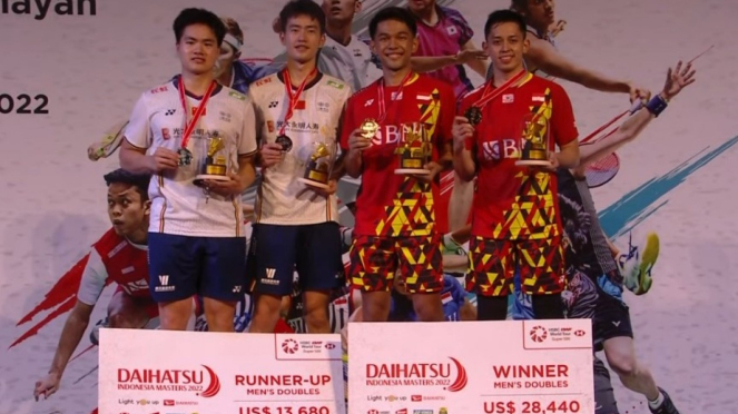 Fajar/Rian Win Indonesia Masters 2022 With Fastest Final Record