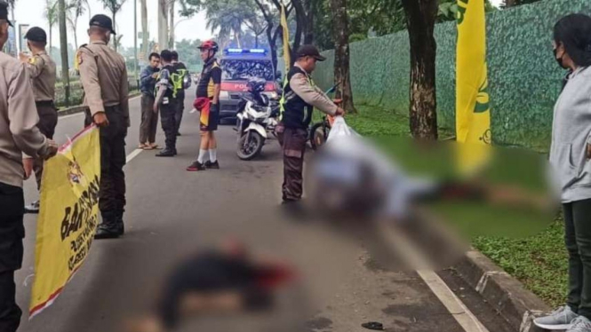 Dua Remaja di Tangerang Terhempas Usai Gagal Aksi Freestyle Motor