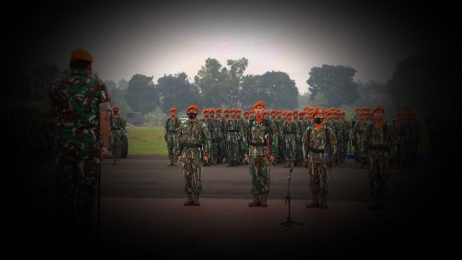 VIVA Militer: Apel luar biasa Kopasgat TNI.