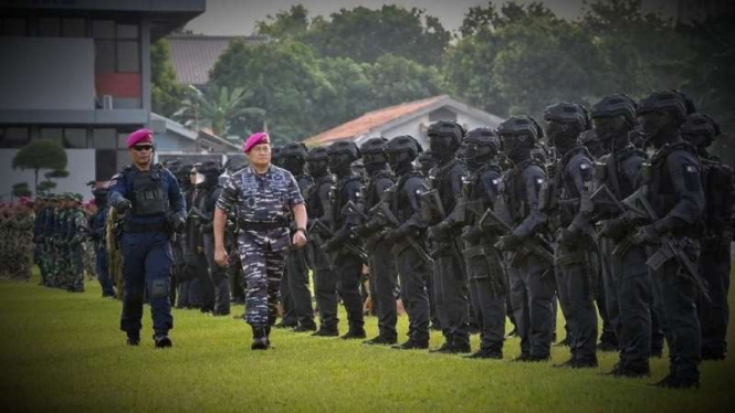 VIVA Militer: KSAL Yudo tutup latihan Penanggulangan Teror Aspek Laut Denjaka