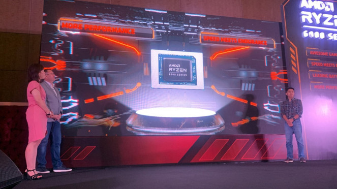 Prosesor AMD Seri Ryzen 6000.