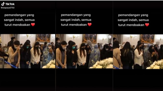 Tangkapan Layar Non Muslim ikut mendoakan Eril