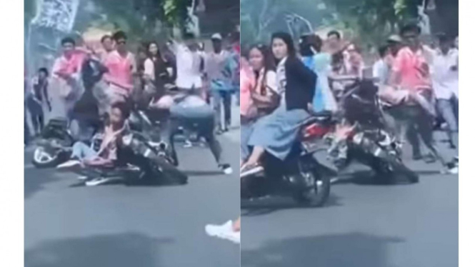 Viral Siswa Garut rayakan kelulusan hingga tutup jalan