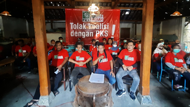 Tolak Koalisi PKB dan PKS, Kader di Solo Deklarasikan PKB Merah.