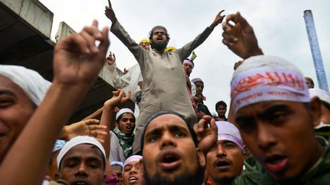 Ormas di Dhaka Bangladesh tuntut pengesahan UU Penodaaan Agama tahun 2013