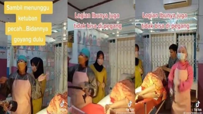 Video Viral Bidan Joget di Depan Ibu Melahirkan.