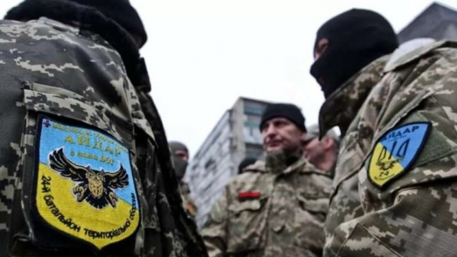 VIVA Militer: Pasukan Neo-Nazi dari Batalyon Aidar Angkatan Darat Ukraina