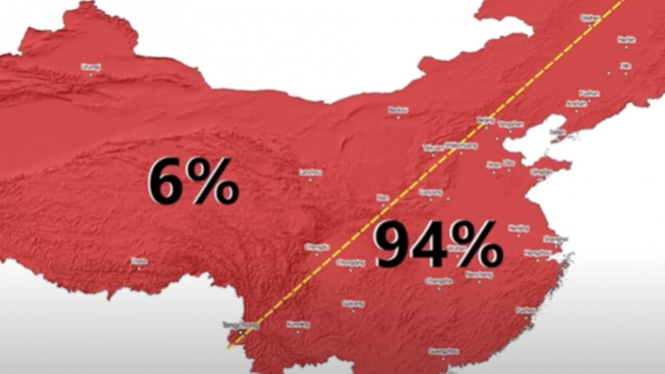 Daratan Barat Tiongkok yang hanya diami 6 persen penduduk