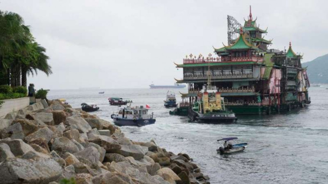 Restoran terapung milik Hong Kong tenggelam di parairan China