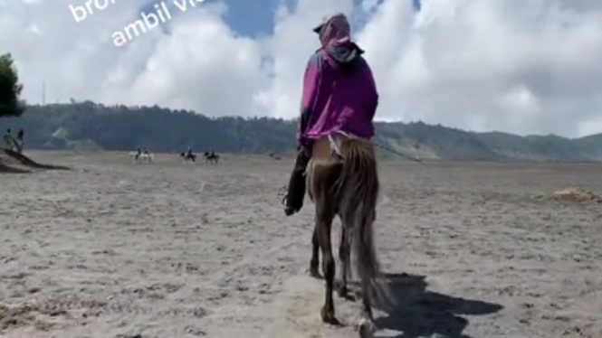 Viral Pengunjung Bromo Dipalak Penunggang Kuda Rp50 Ribu  