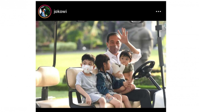 Unggahan Jokowi Dodo ucpkan terima kasih di hari ulang tahunnya