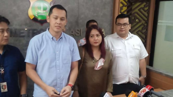 Audy Item memenuhi panggilan Polres Bekasi Kota terkait kasus pengeroyokan