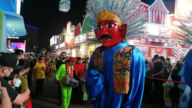 Carnaval di Jakarta Fair 2022.