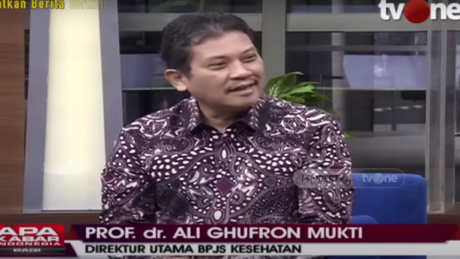 Direktur Utama BPJS Kesehatan Ali Ghufron Mukti.