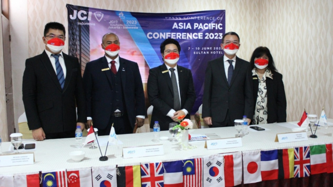 Konferensi pers JCI ASPAC 2023.