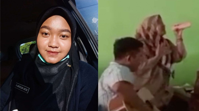 Seorang guru SMK cover lagu Tak Ingin Usai dan jadi viral