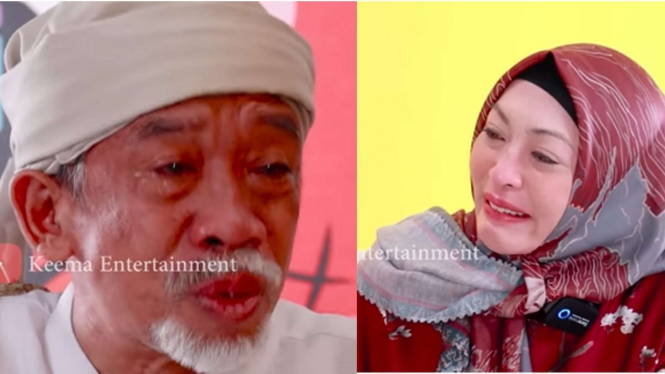 Momen haru Angelina Sondakh bertemu dengan H Nurul Qomar