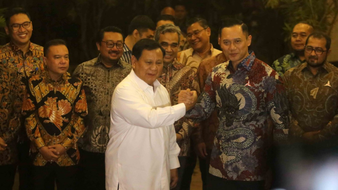 pertemuan AHY Prabowo