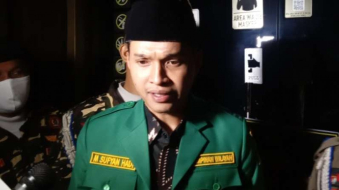 Wakil Ketua Pimpinan GP Ansor Wilayah DKI Jakarta, M Sufyan Hadi.