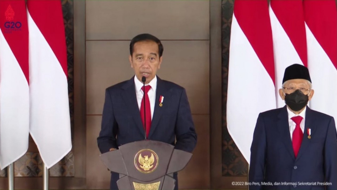 Presiden Jokowi umumkan rute kunjungan kerja ke luar negeri. 
