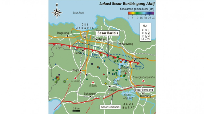 Six Active Faults In West Java Could Trigger Large Earthquakes