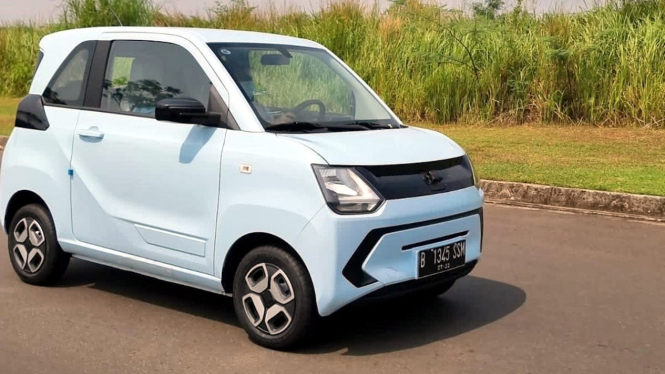 Dongfeng Fengguang Mini EV dites di Indonesia.
