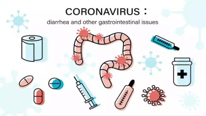 Ilustrasi virus corona