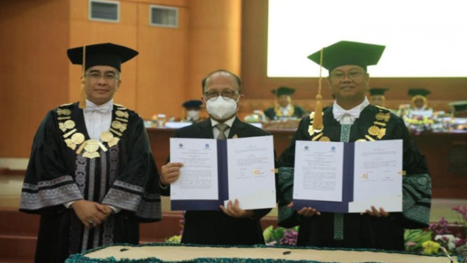 Penandatanganan Nota Kesepahaman antara Kemnaker dengan Universitas Terbuka