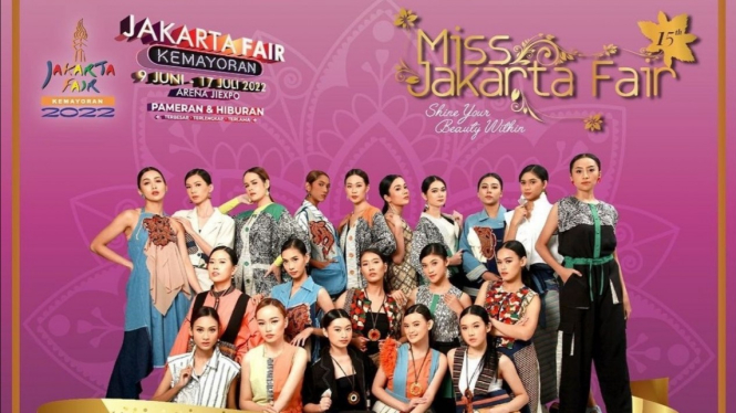 Finalis Miss Jakarta Fair. 