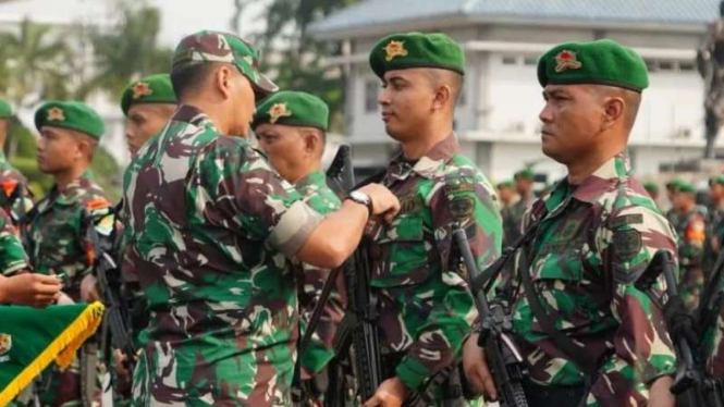 VIVA Militer: Pangdam III/Siliwangi sambut prajurit Satgas Yonif 315/Garuda