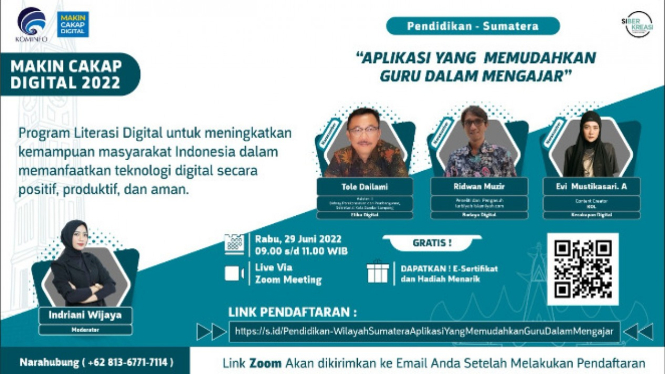 Webinar Aplikasi yang Memudahkan Guru Dalam Mengajar di Bandar Lampung