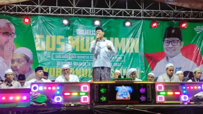 Majelis Syubbanul Muslimin dan warga di Probolinggo doakan Cak Imin.